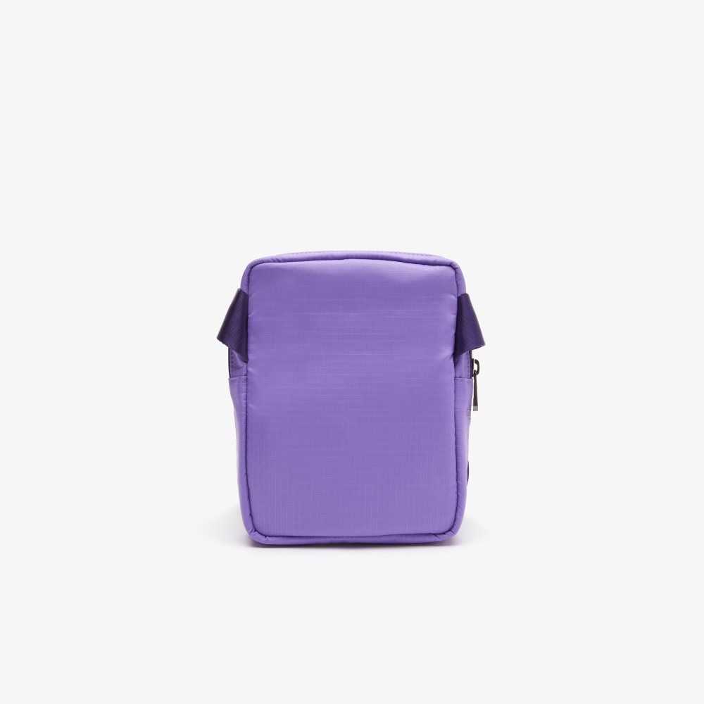 Samui Noir Neva Lacoste Branded Vertical Zip Crossover Bag | XHDNEW-852