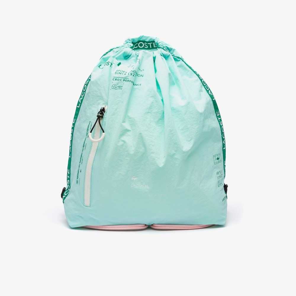 Seringat Fluorine Lotus F Lacoste Branded Band Foldable Nylon Backpack | AJCLFD-385