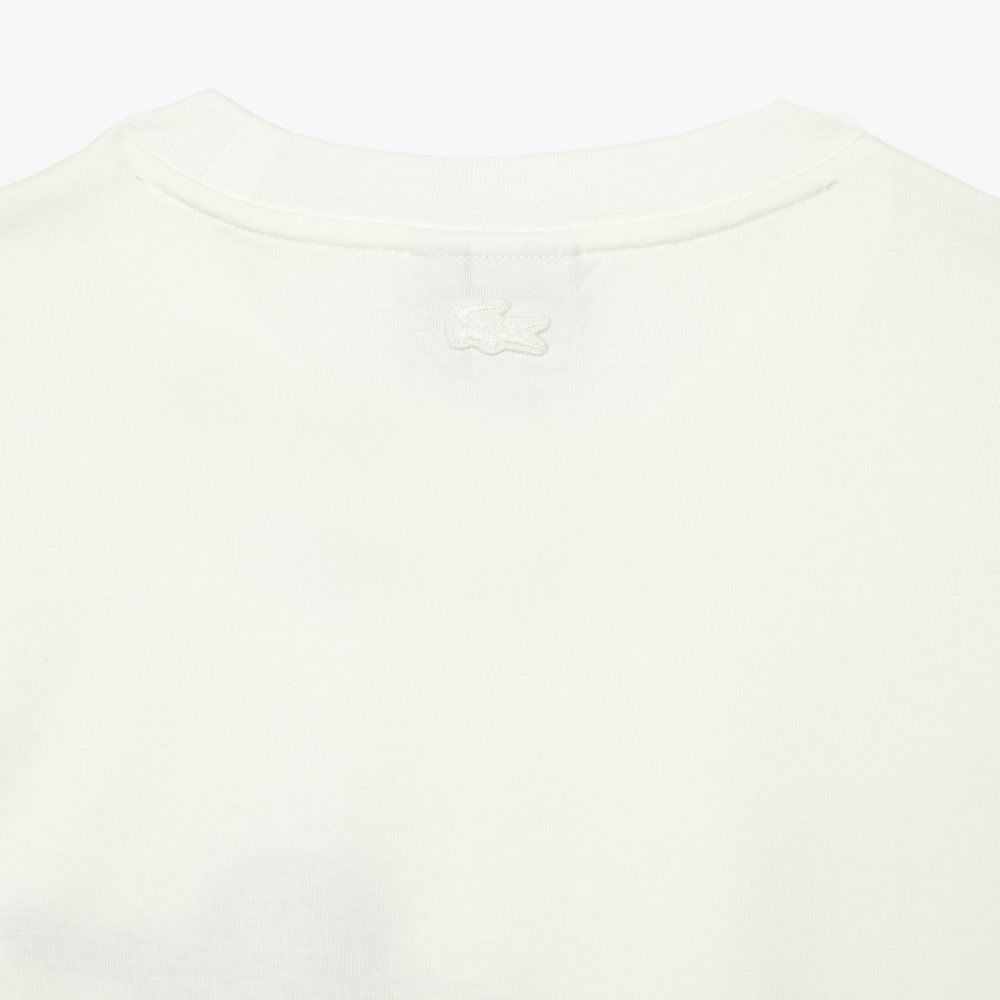 Sex Education Lacoste x Netflix Organic Cotton T-Shirt | YHVJBN-573