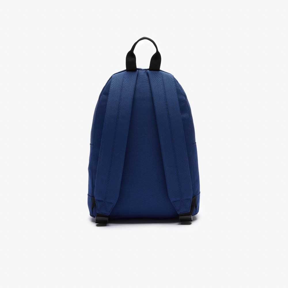 Sphere Noir Lacoste Neocroc Small Canvas Backpack | NEUVOC-017