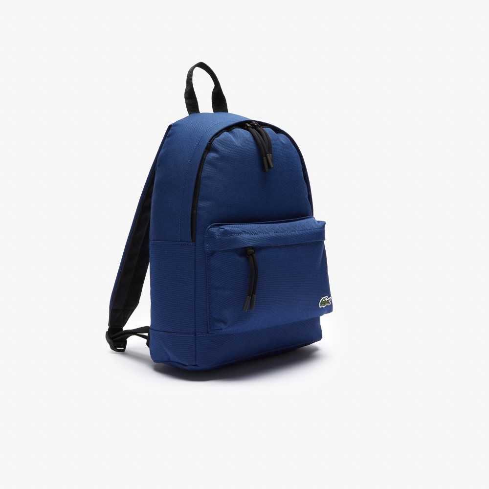 Sphere Noir Lacoste Neocroc Small Canvas Backpack | NEUVOC-017