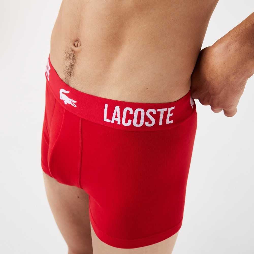 Tr2 Lacoste Branded Jersey Trunk 3-Pack | TSYFZG-428