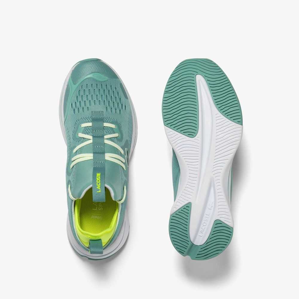 Trqs/Ylw Lacoste Run Spin Comfort Sneakers | NOWHLJ-948