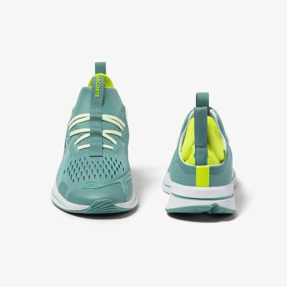 Trqs/Ylw Lacoste Run Spin Comfort Sneakers | NOWHLJ-948