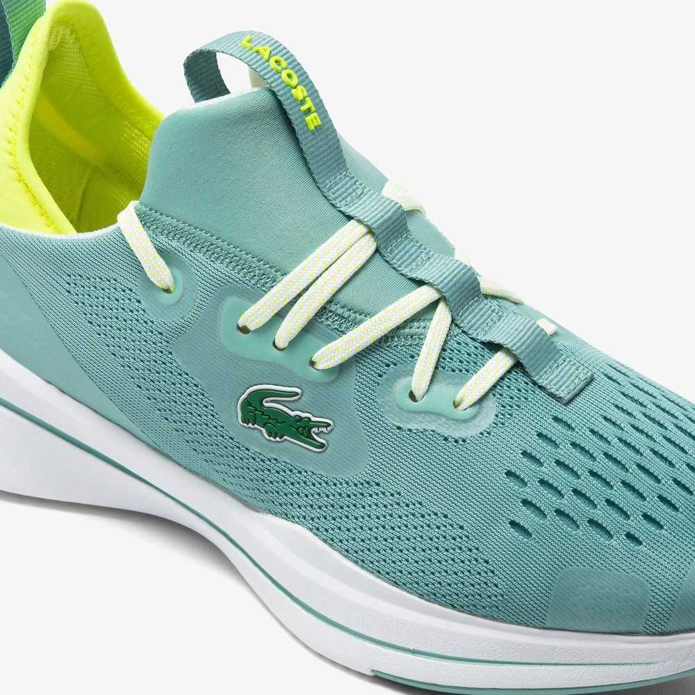 Trqs/Ylw Lacoste Run Spin Comfort Sneakers | NOWHLJ-948