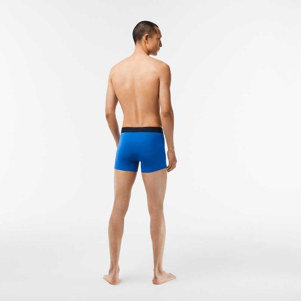 U6i Lacoste 3-Pack Microfiber Print Trunks | ANOSJW-514