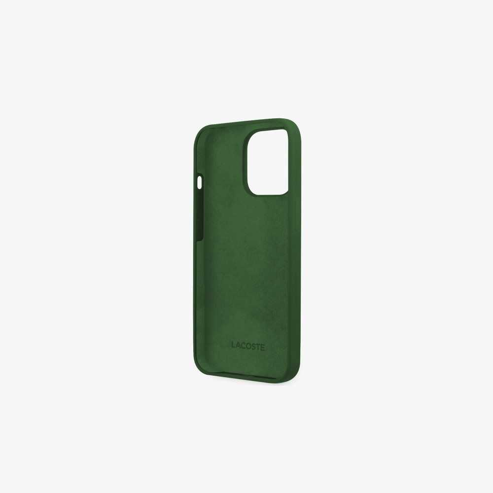 Vert 132 Lacoste Patchwork Print iPhone 14 Pro Case | DFINQC-468