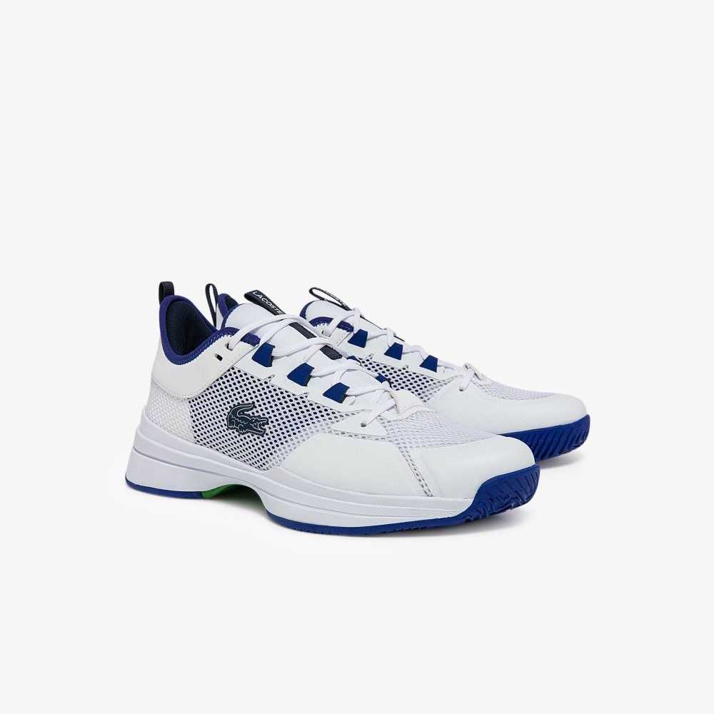 White/Blue Lacoste AG-LT21 Tennis Shoes | LVXFHY-143