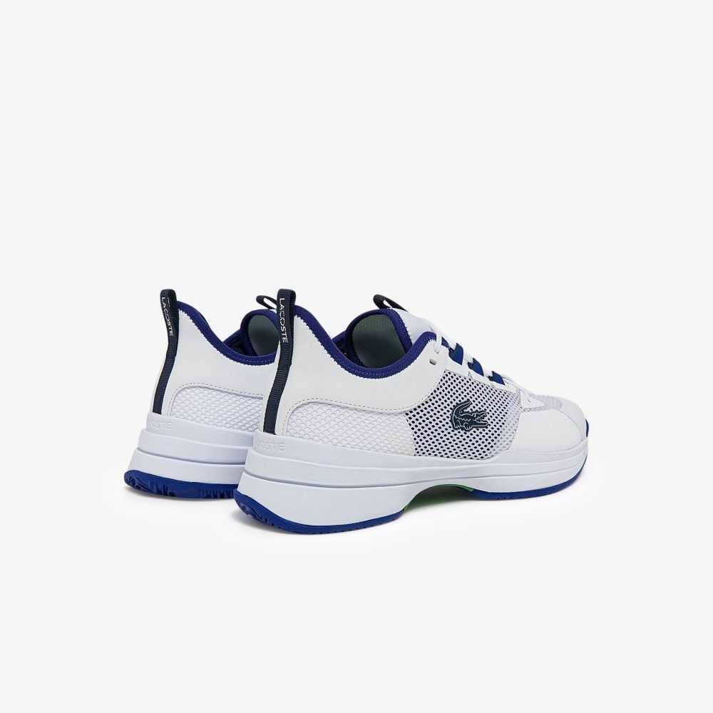 White/Blue Lacoste AG-LT21 Tennis Shoes | LVXFHY-143