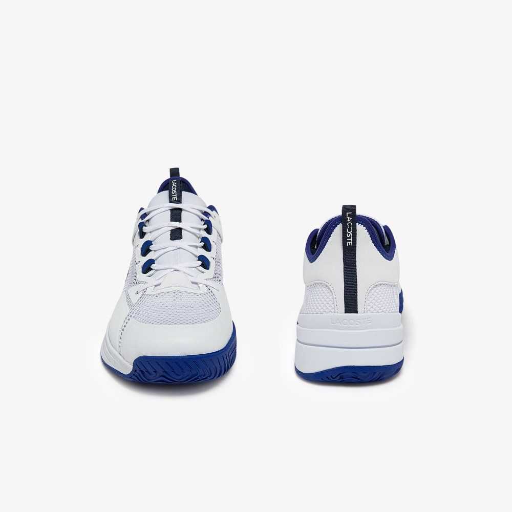 White/Blue Lacoste AG-LT21 Tennis Shoes | LVXFHY-143