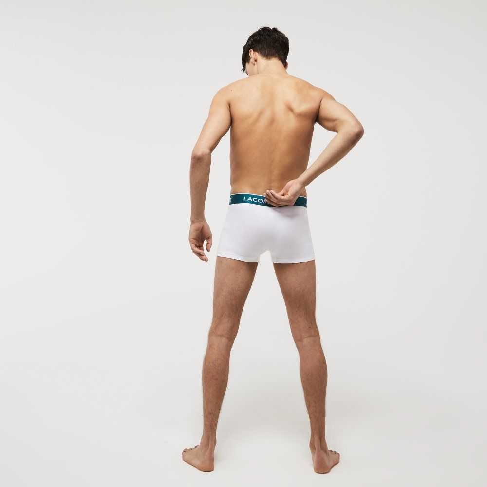 White Lacoste Casual Boxer Brief 3-Pack | RAOGWI-875