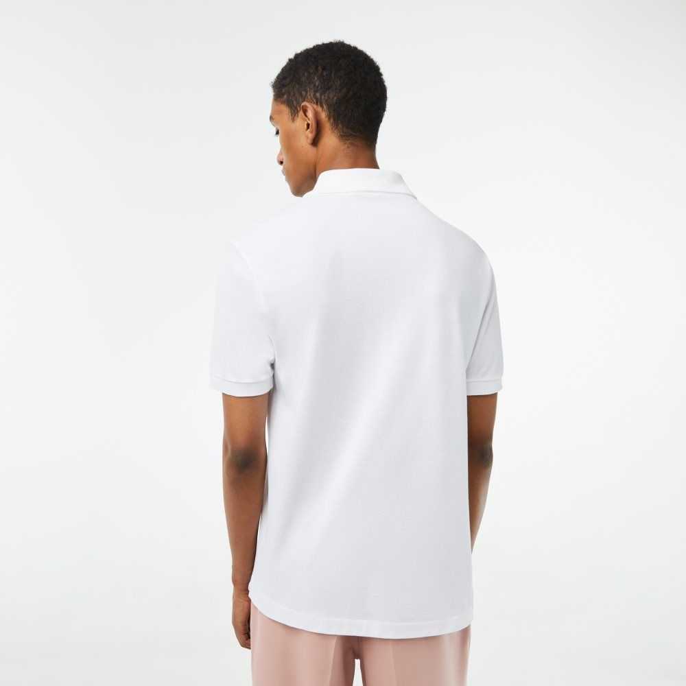 White Lacoste Original L.12.12 petit pique cotton Polo | WZOGTM-974