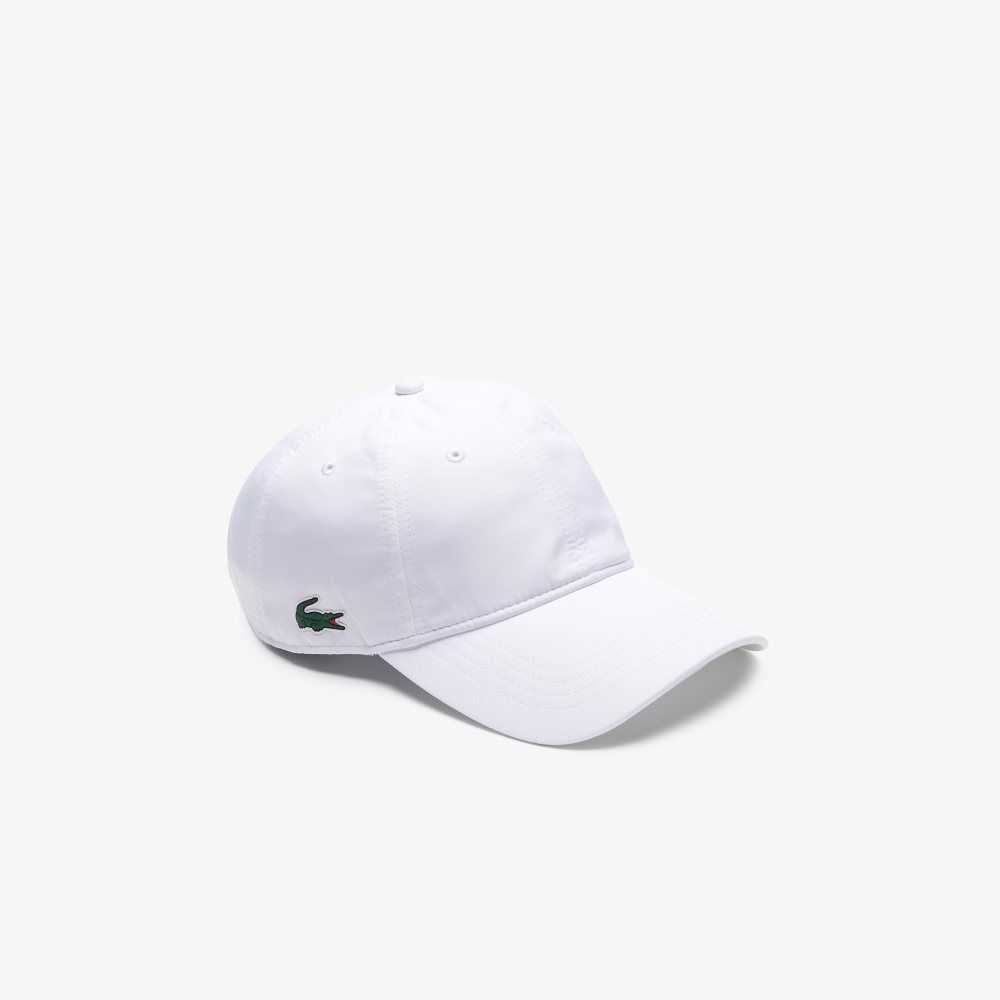 White Lacoste SPORT Lightweight Cap | ETDHIA-753