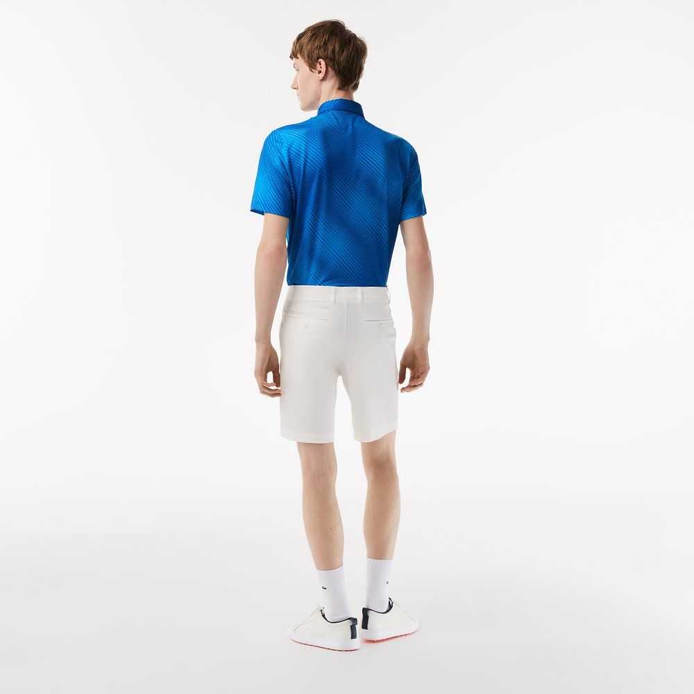 White Lacoste SPORT Lightweight Stretch Golf Shorts | TDYLNR-184