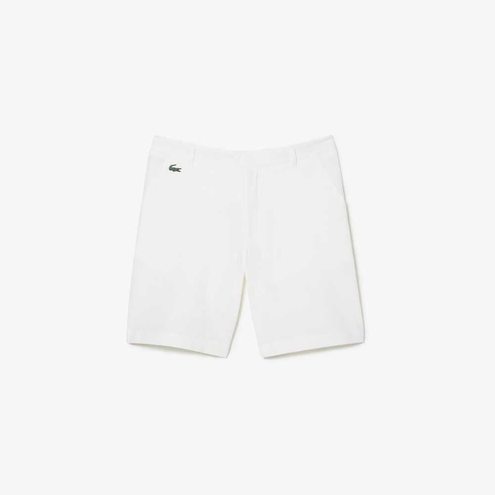 White Lacoste SPORT Lightweight Stretch Golf Shorts | TDYLNR-184