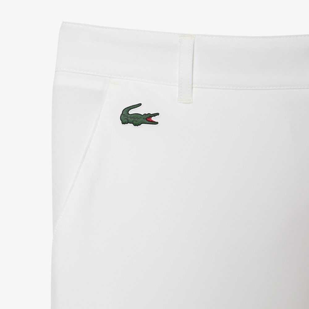 White Lacoste SPORT Lightweight Stretch Golf Shorts | TDYLNR-184