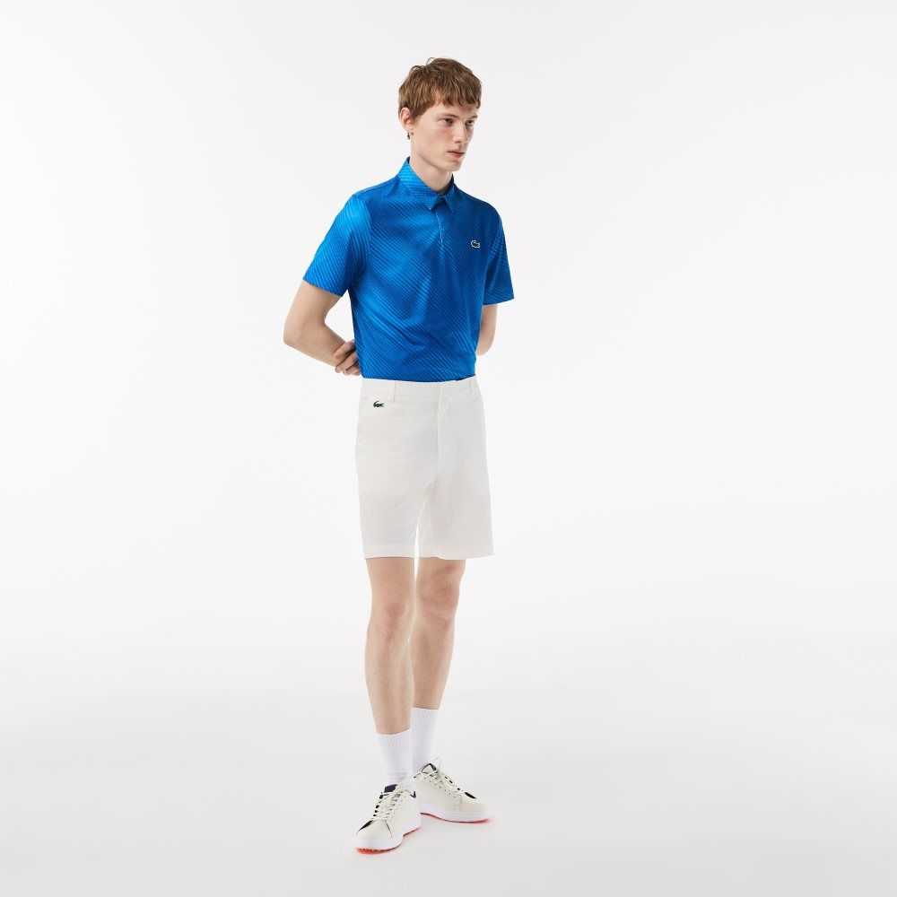 White Lacoste SPORT Lightweight Stretch Golf Shorts | TDYLNR-184