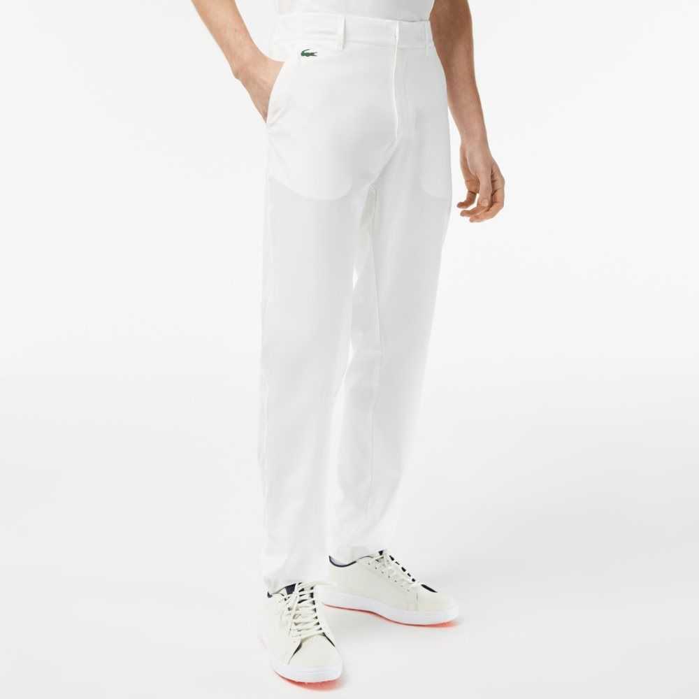 White Lacoste SPORT Stretch Golf Chinos | ZYBVGS-239