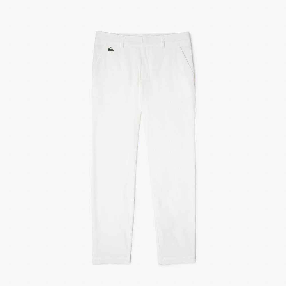 White Lacoste SPORT Stretch Golf Chinos | ZYBVGS-239