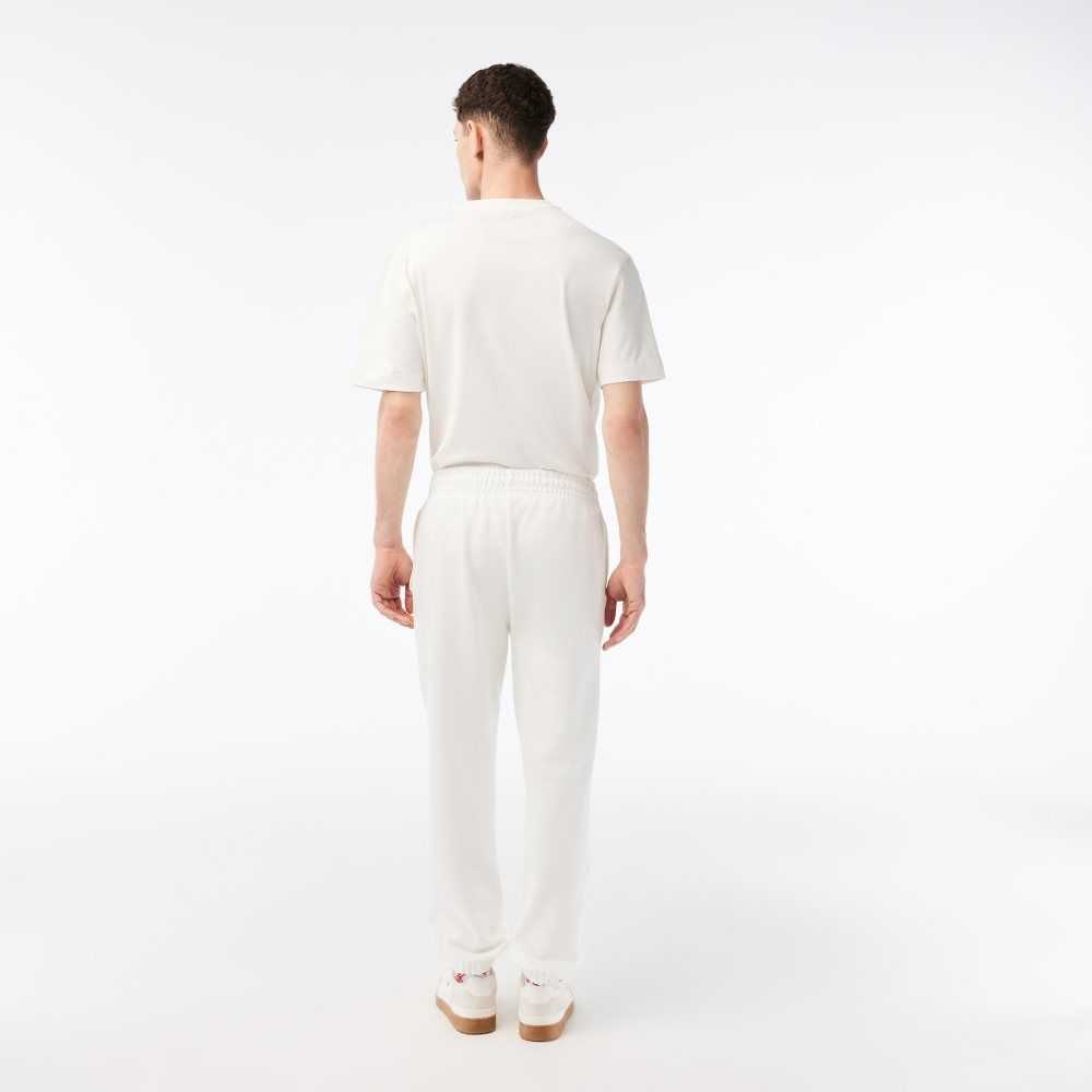 White Lacoste x Netflix Croc Print Track Pants | XTAZGC-046