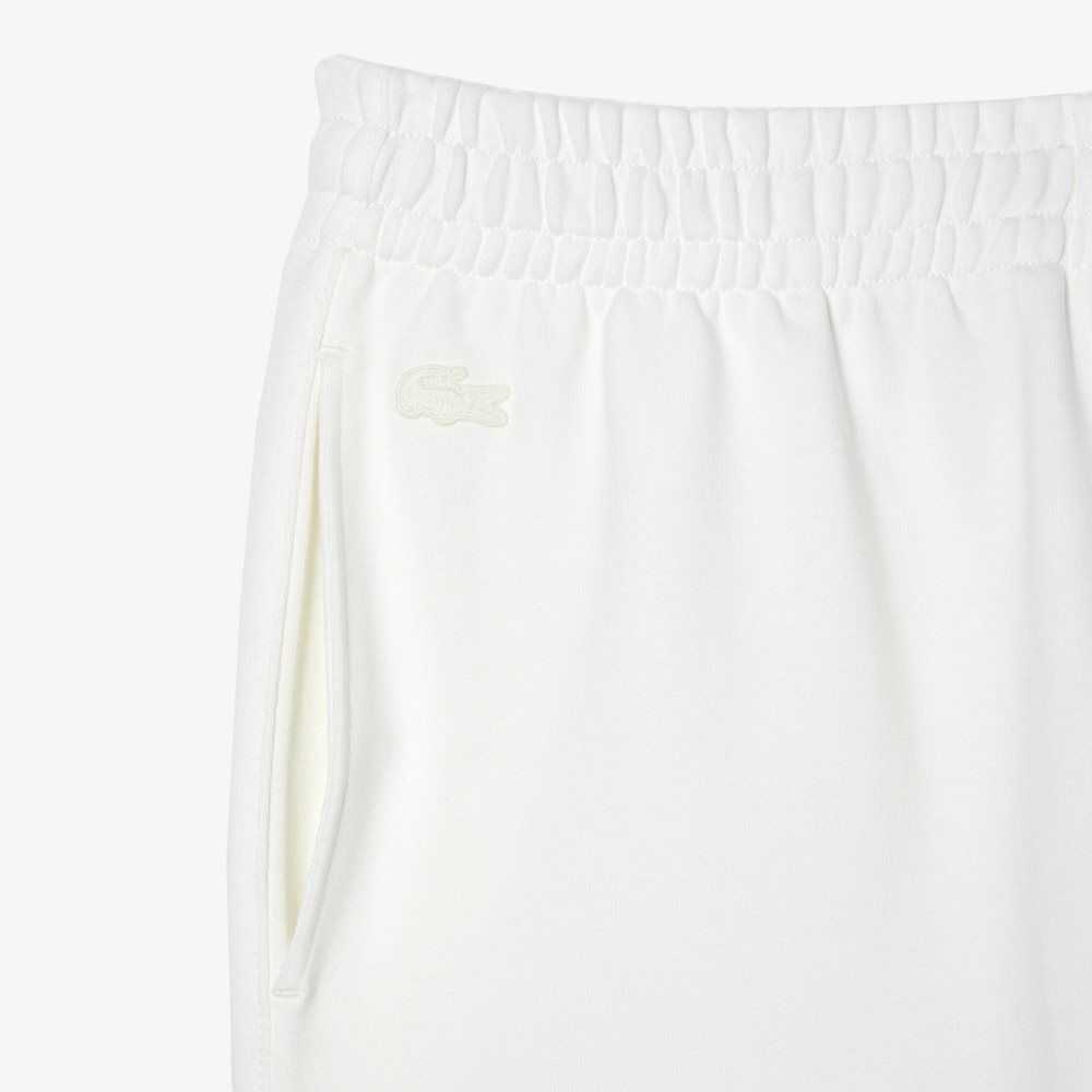 White Lacoste x Netflix Croc Print Track Pants | XTAZGC-046