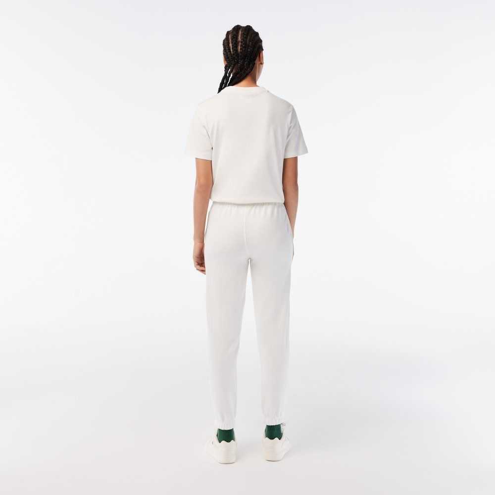 White Lacoste x Netflix Super Soft Track Pants | NEWSIO-279