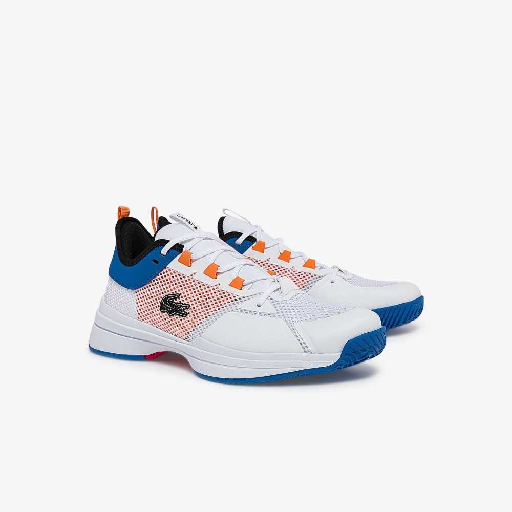 White/Orange Lacoste AG-LT21 Tennis Shoes | VUBGMI-485