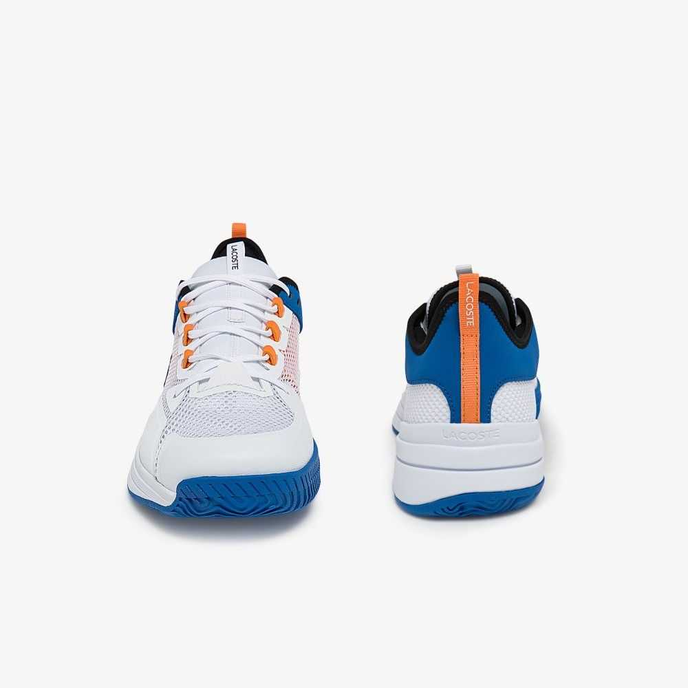 White/Orange Lacoste AG-LT21 Tennis Shoes | VUBGMI-485