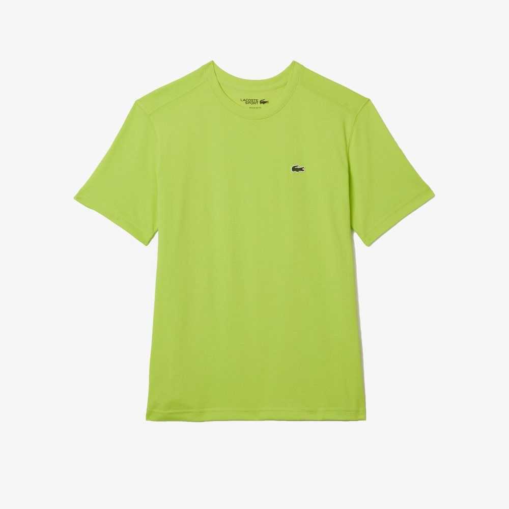 Yellow Lacoste SPORT Breathable T-Shirt | JUAVQE-842