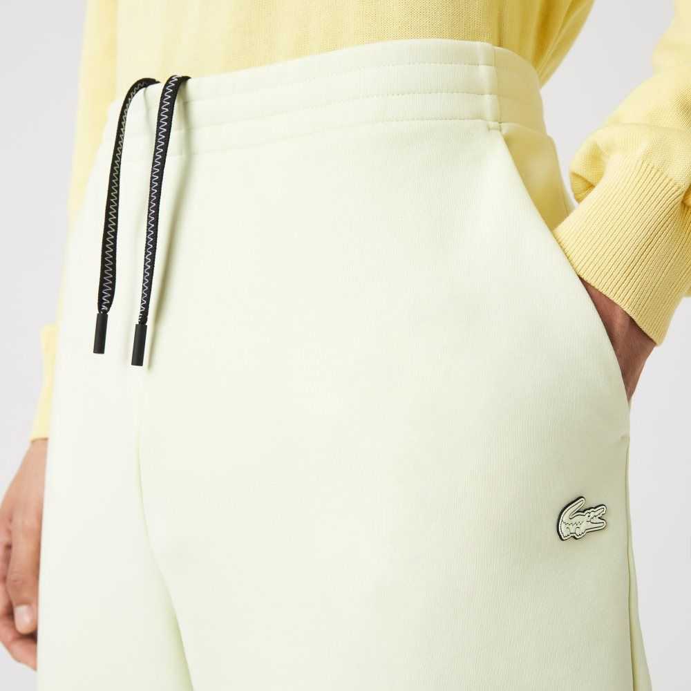 Yellow Lacoste Slim Fit Branded Trackpants | FNIHLB-402