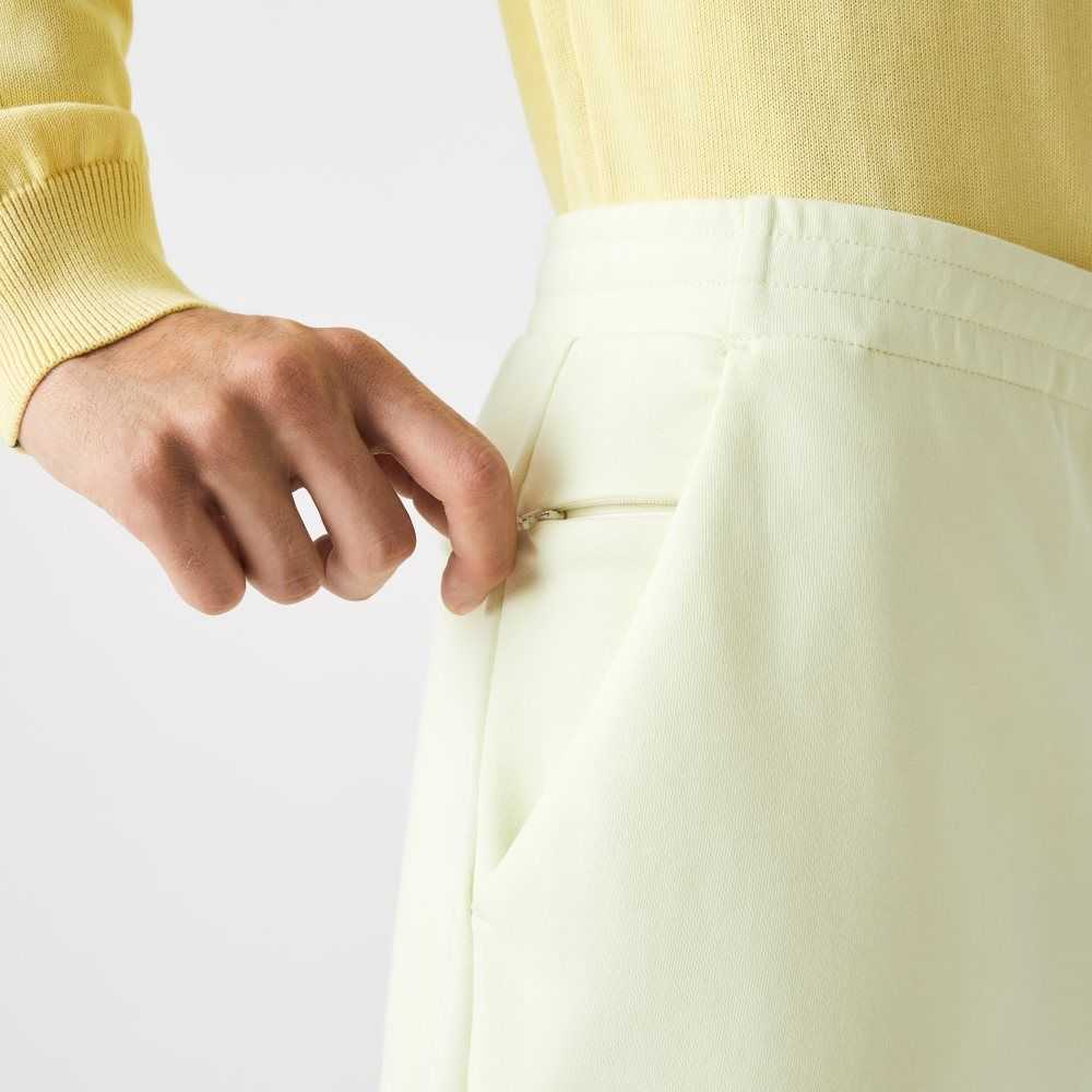 Yellow Lacoste Slim Fit Branded Trackpants | FNIHLB-402