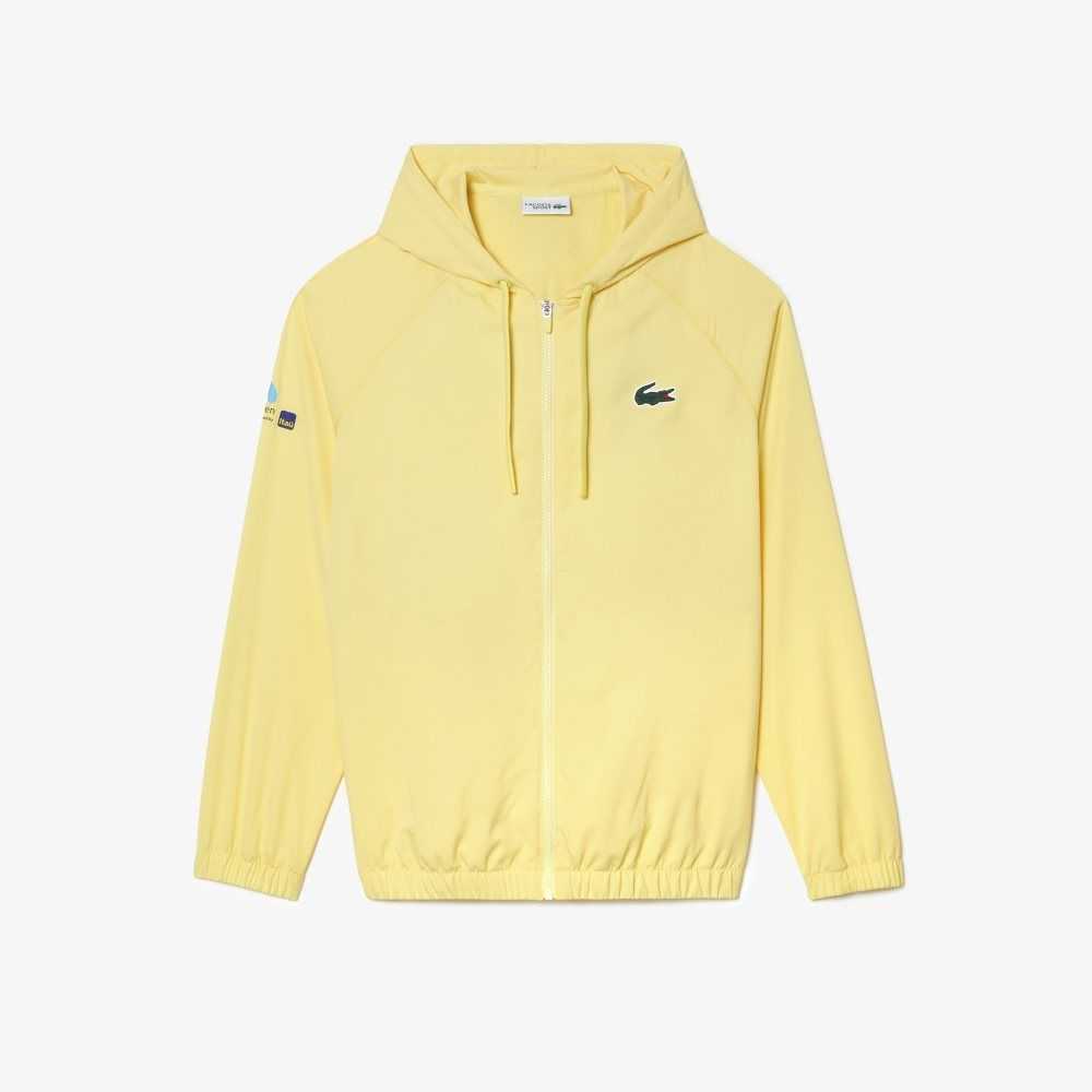 Yellow Lacoste Sport Miami Open Edition Jacket | XTSAYJ-509