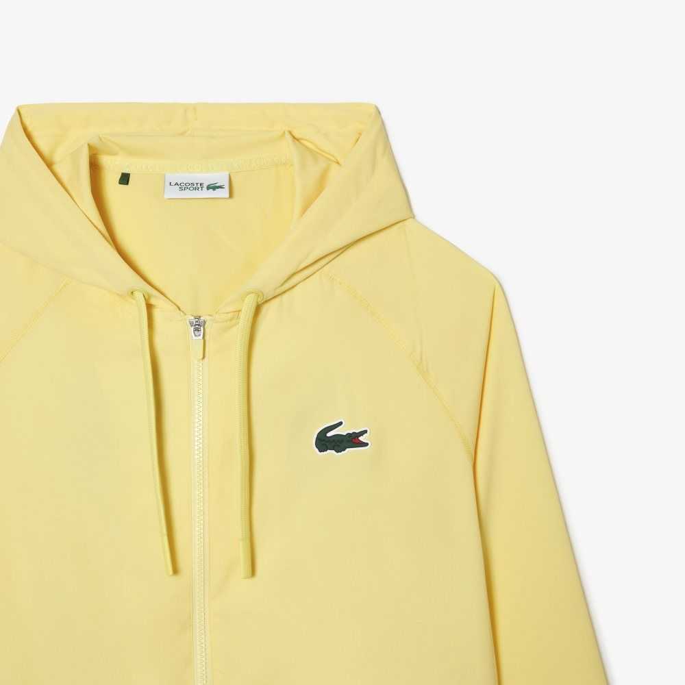 Yellow Lacoste Sport Miami Open Edition Jacket | XTSAYJ-509