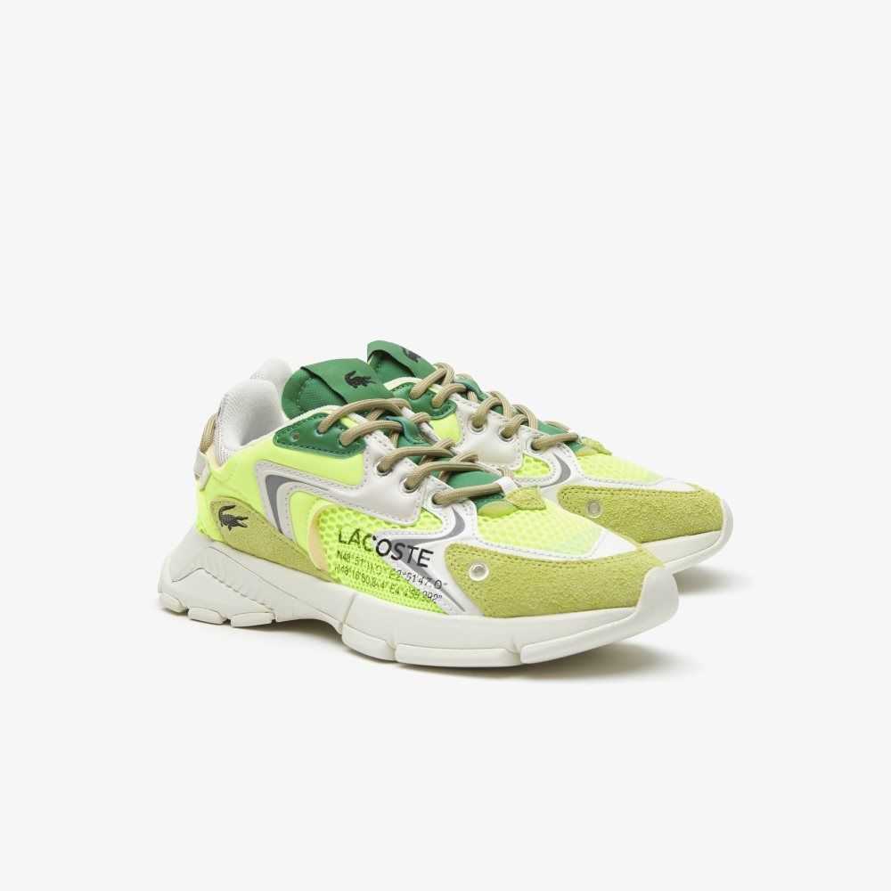 Ylw/Off Wht Lacoste L003 Neo Sneakers | WASCLM-068