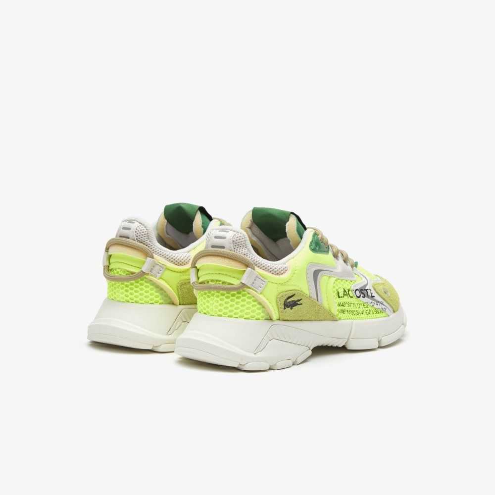 Ylw/Off Wht Lacoste L003 Neo Sneakers | WASCLM-068