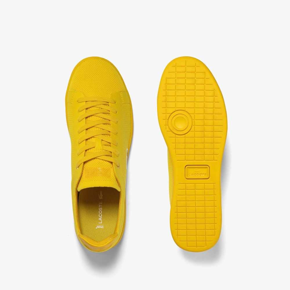 Ylw/Ylw Lacoste Carnaby Piquee Sneakers | LBAMPC-097